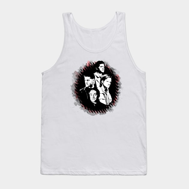 Heaven, Hell, and Earth Tank Top by SuperSamWallace